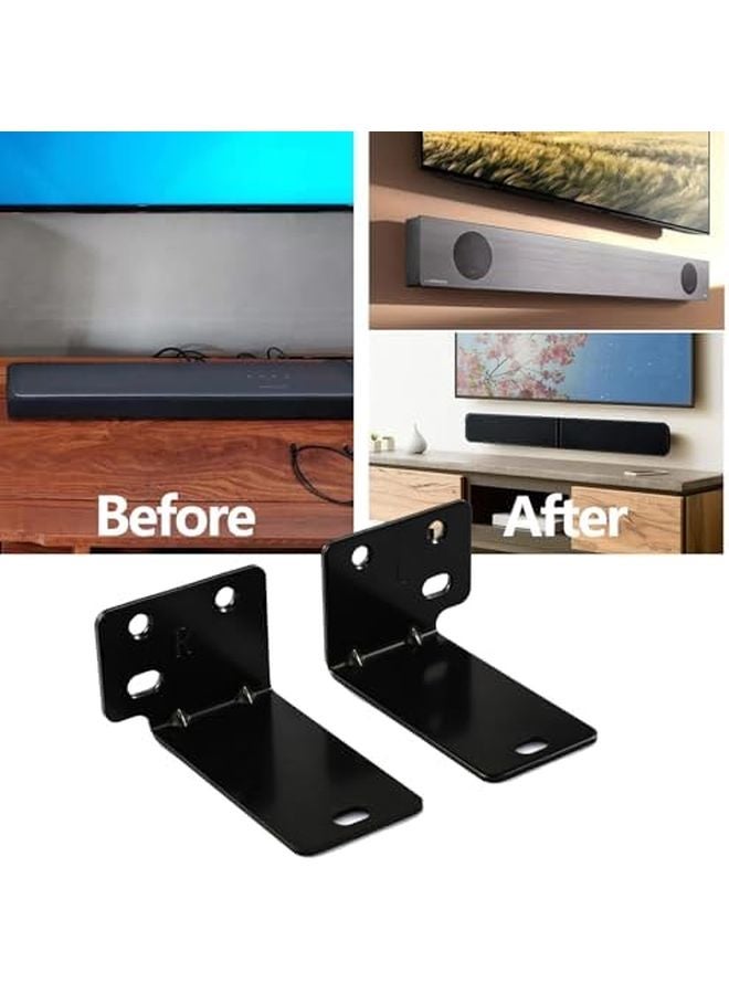 حامل حائط لشريط الصوت، رف توفير المساحة لإعدادات آمنة ومنظمة - Image 3