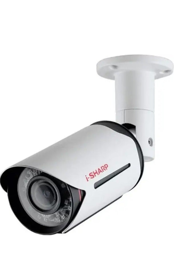 i-sharp - Camera- i-sharp-2MP Full HD, 5-50m Zoom, with Adjustable Lens, 25 fps, Ideal for Vehicle Number Plates and Distant Details - Image 1