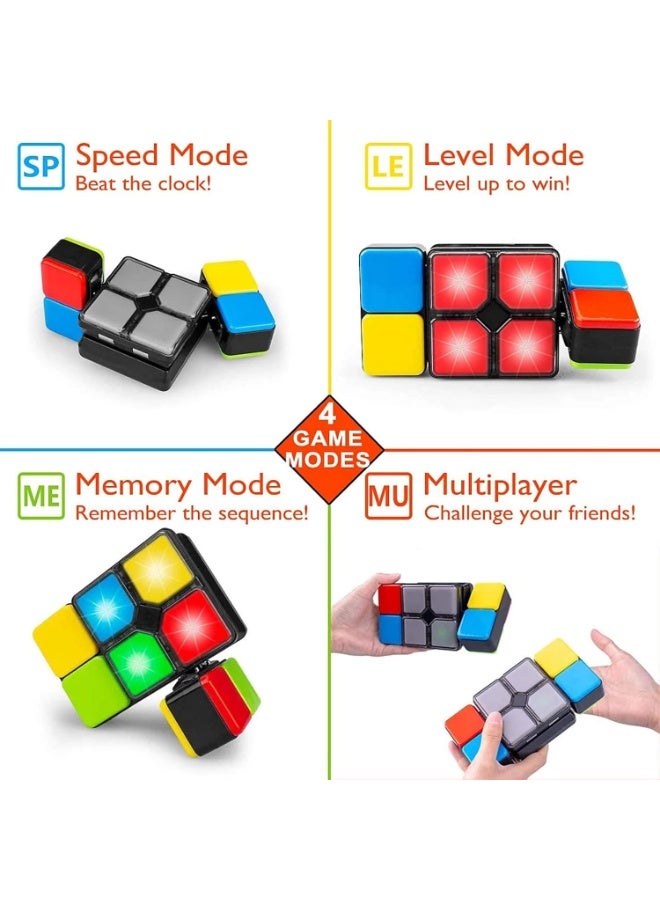 MAGIC VAULT لعبة مكعب الموسيقى السحري الإلكتروني للأطفال 6-12 | لعبة تفاعلية بالصوت والضوء | تحدي الذاكرة والدماغ - Image 5