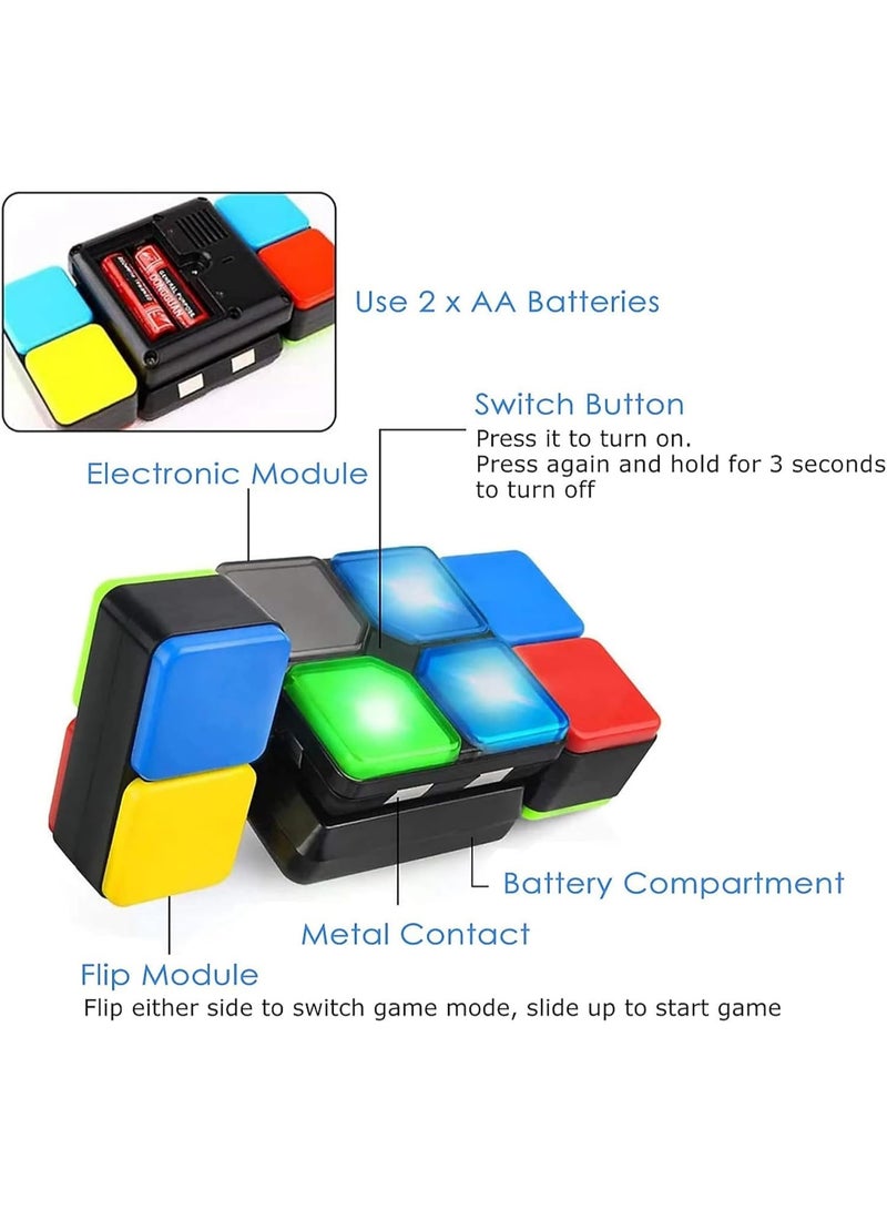 MAGIC VAULT لعبة مكعب الموسيقى السحري الإلكتروني للأطفال 6-12 | لعبة تفاعلية بالصوت والضوء | تحدي الذاكرة والدماغ - Image 4