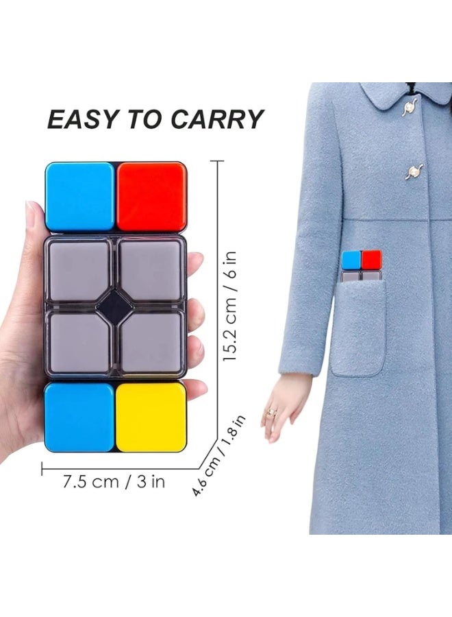 MAGIC VAULT لعبة مكعب الموسيقى السحري الإلكتروني للأطفال 6-12 | لعبة تفاعلية بالصوت والضوء | تحدي الذاكرة والدماغ - Image 2