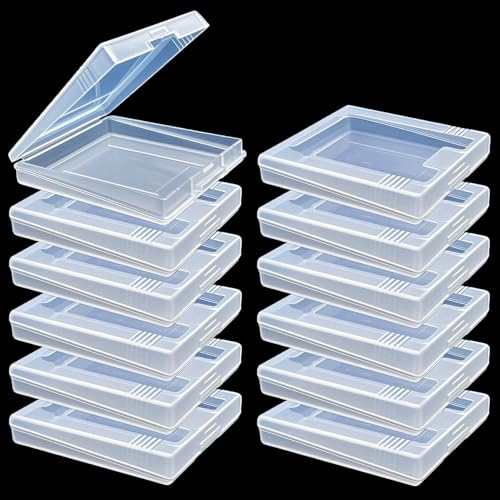 Sanviatime 12Pcs Clear Game Card Case Protective Game Cartridge Case Plastic Game Card Storage Box Dust Cover Game Cartridge Holder for Nintendo Gameboy Color GBC - Image 1