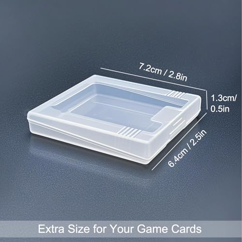 Sanviatime 12Pcs Clear Game Card Case Protective Game Cartridge Case Plastic Game Card Storage Box Dust Cover Game Cartridge Holder for Nintendo Gameboy Color GBC - Image 2
