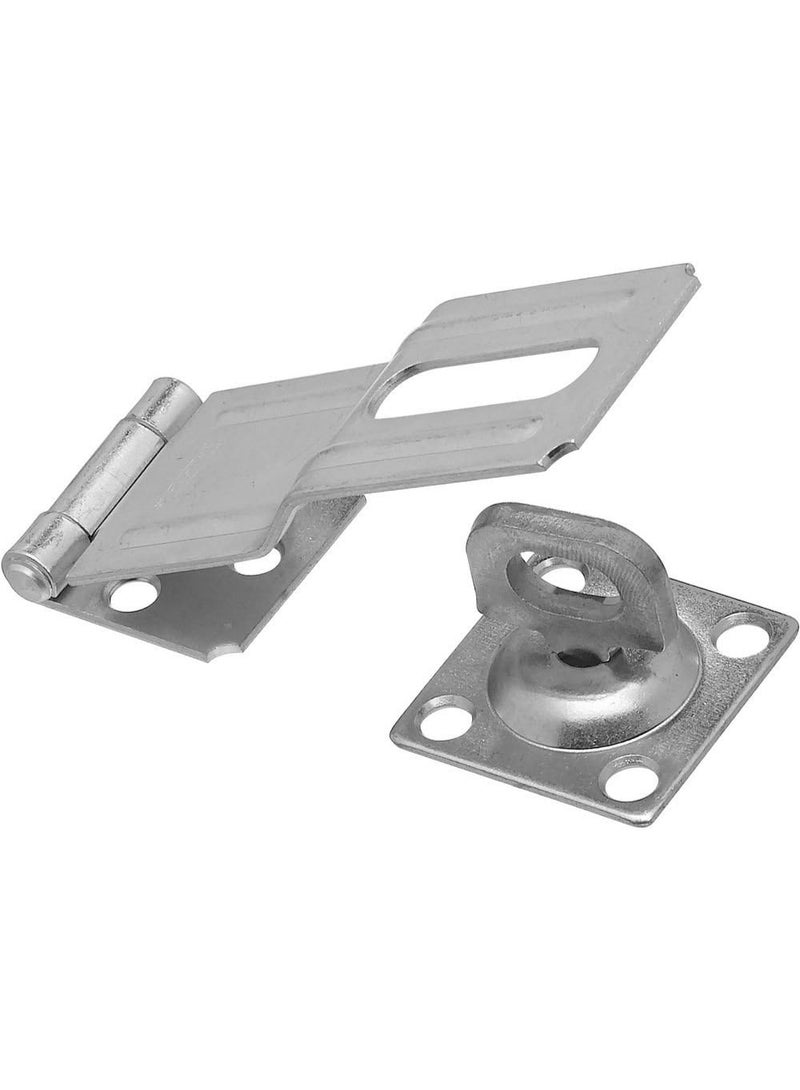 National Hardware National Hardware N102-921 V32 Swivel Staple Safety Hasp in Zinc plated,4 Inch - 1/2 Inch  - Image 1