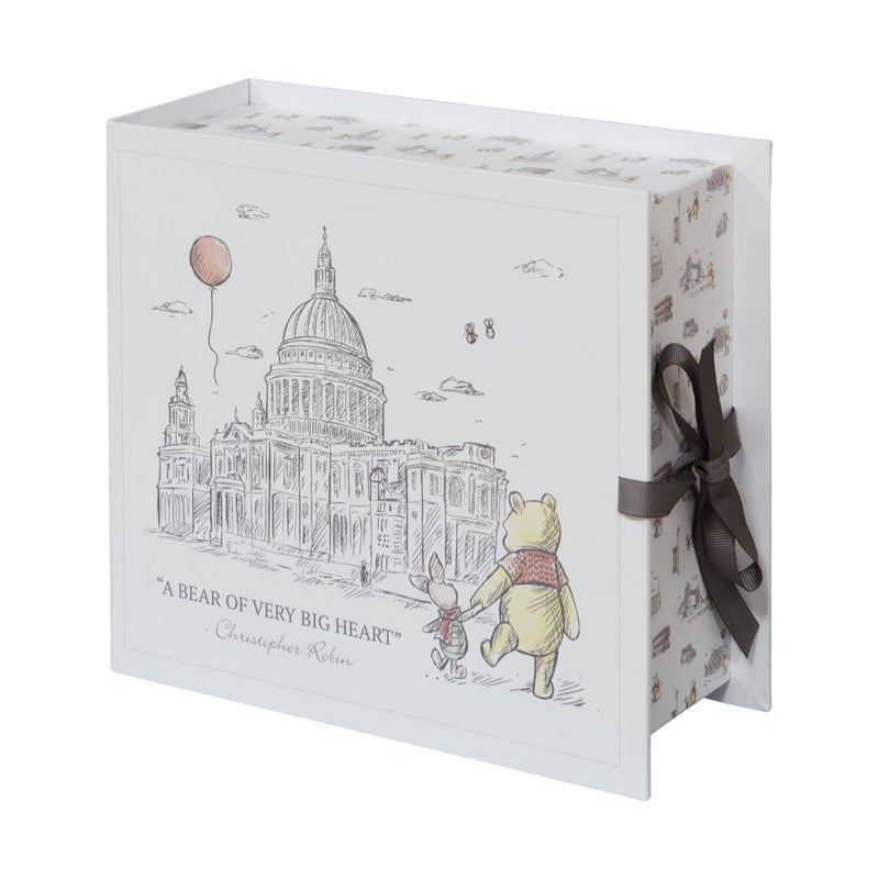 Happy Homewares Happy Homewares Christopher Robin Keepsake Box Bear of Very Big Heart Pooh and Piglet in London  Newborn Baby Memento Box  Officially Licensed