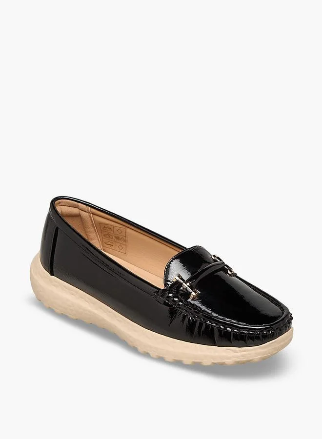 لو كونفورت Women Metal Accent Loafers