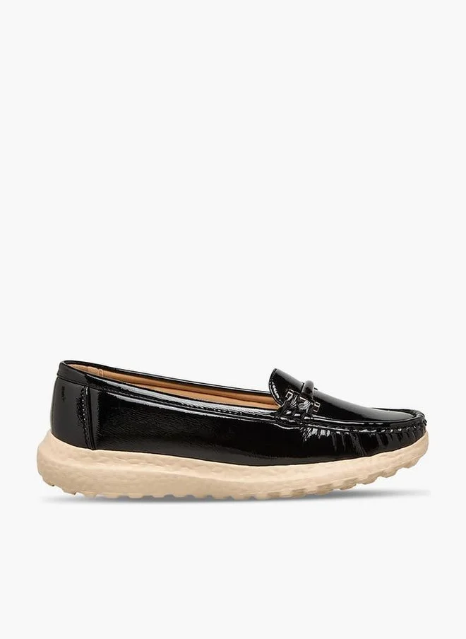Women Metal Accent Loafers