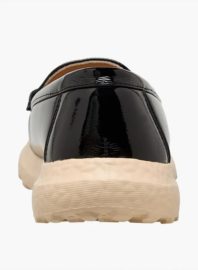 Le Confort BLACK Women Metal Accent Loafers for Women | Best Price UAE