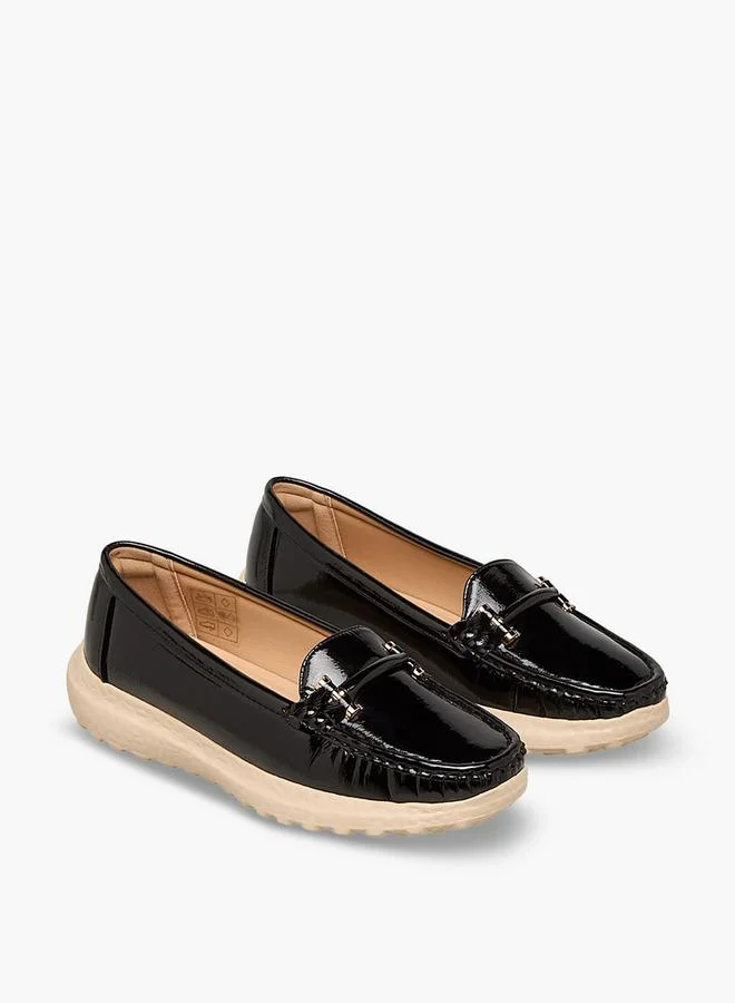 Le Confort BLACK Women Metal Accent Loafers for Women | Best Price UAE