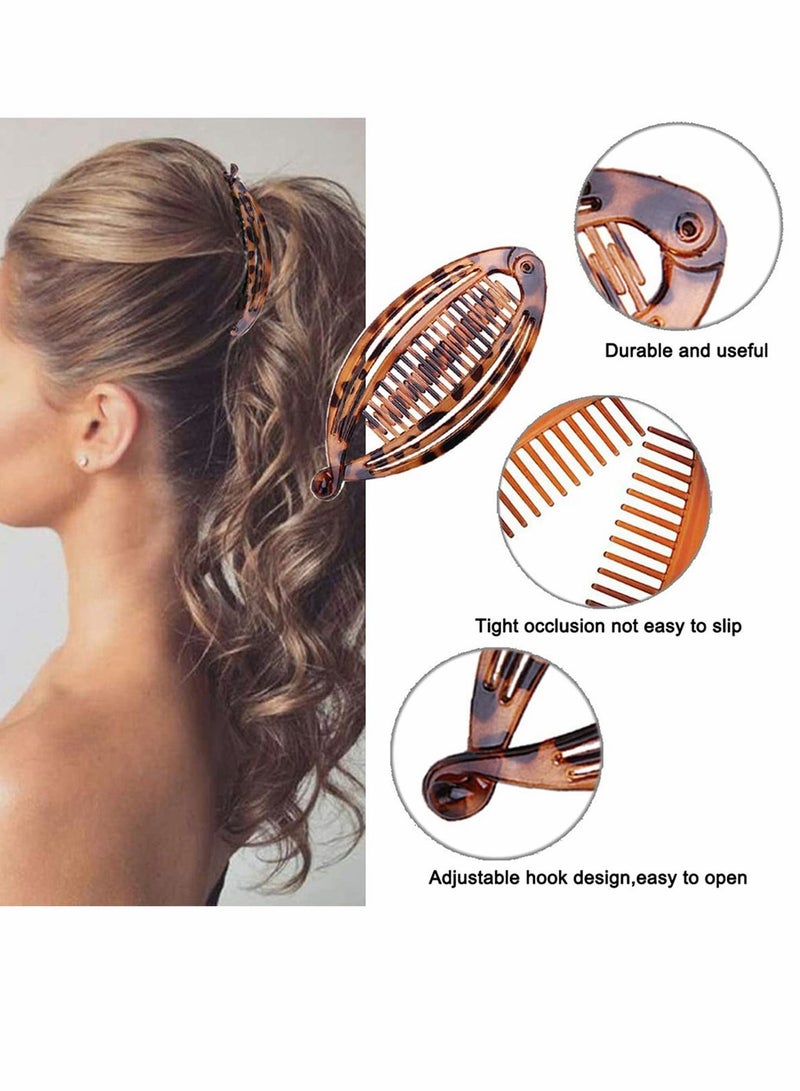 KASTWAVE 4 قطع من مشابك الشعر، مشابك الشعر، أمشاط كلاسيكية - Image 1