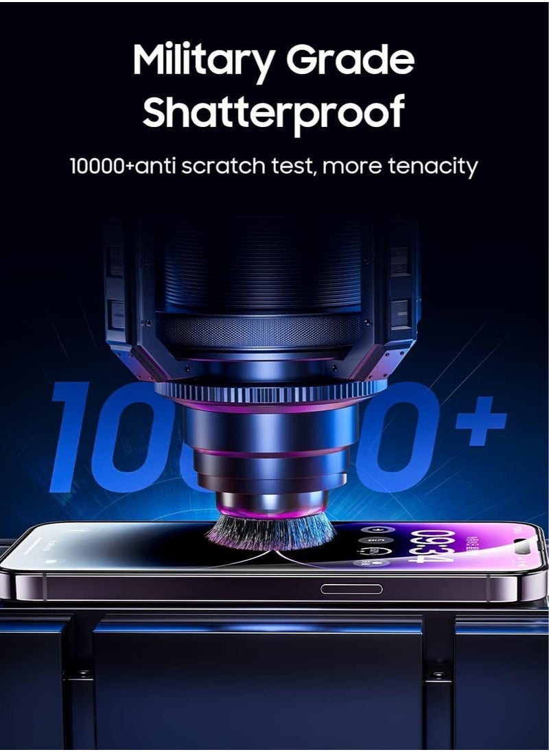 Color Fans iPhone 14 Plus/ 13 Pro Max Privacy Screen Protector (2023 Dust-Free Install), Full Coverage Anti Spy Private Tempered Glass Film 9H Hardness, Bubble Free  - Image 4