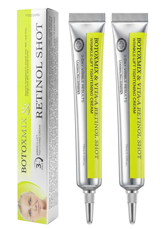Manoai Vita-A Retinol Shot Wrinkle-Lift Tightening Cream, High-Strength Retinoid for Anti-Aging, Anti Wrinkle Cream - Natural Pore Minimizer, Wrinkles & Fine Lines for All Skin (2 Bottle - Image 1