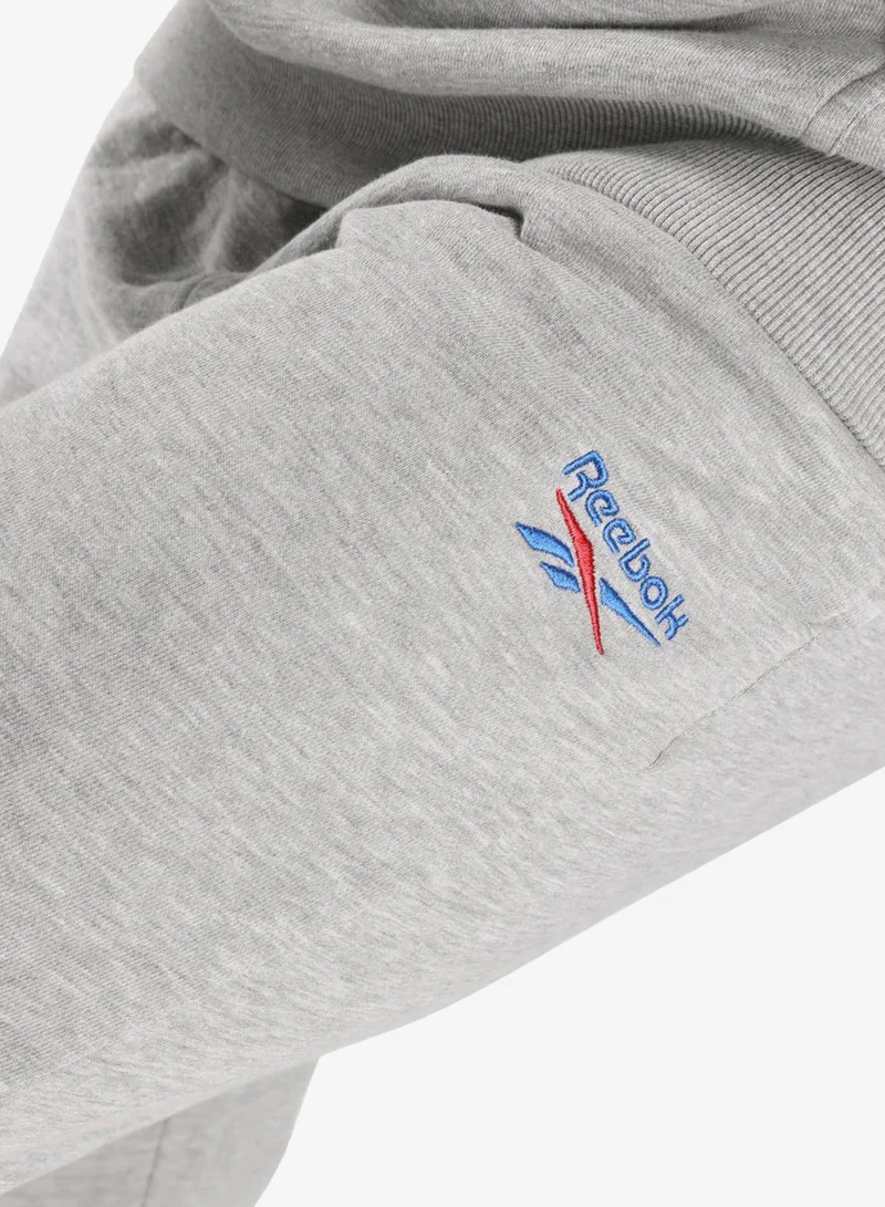 Reebok LIGHT GREY MARL Identity 2-Color Logo French Terry Cuff Joggers for Men | Best Price UAE
