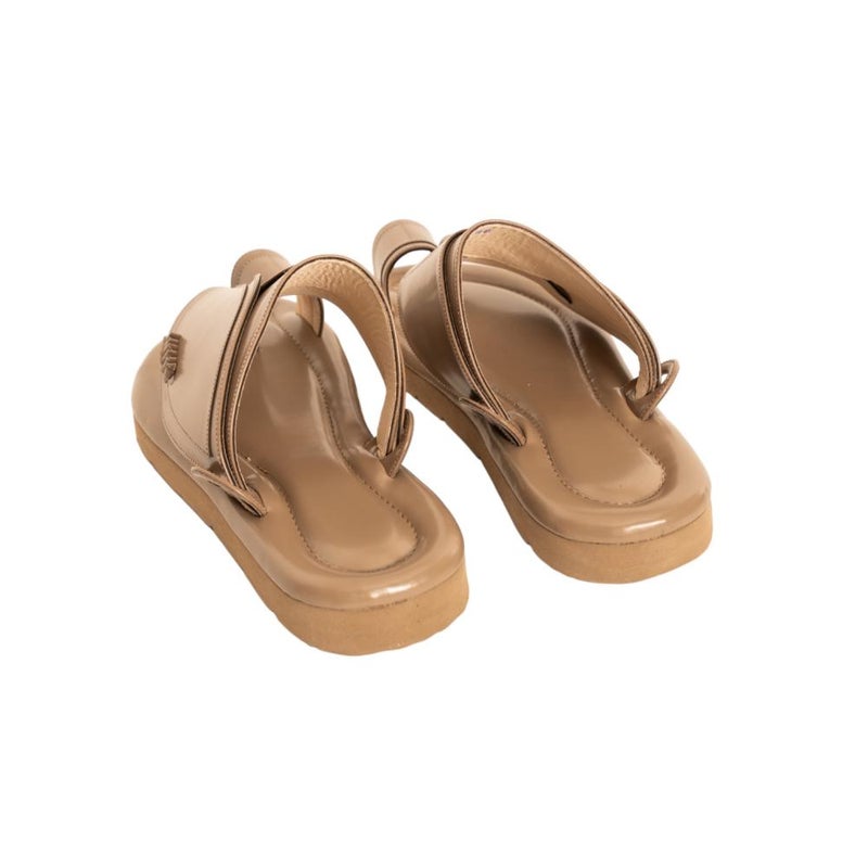 Plain Design Arabic Sandal For Men, Handmade Men's Traditional Sandals With Comfortable Sole, Simple, Elegant And Classic Casual Arabic Sandals For Everyday Wear. - Image 2