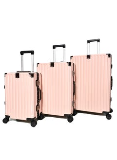 MORANO Morano aluminum travel luggage set, three pieces, elegant and durable design  - Image 2