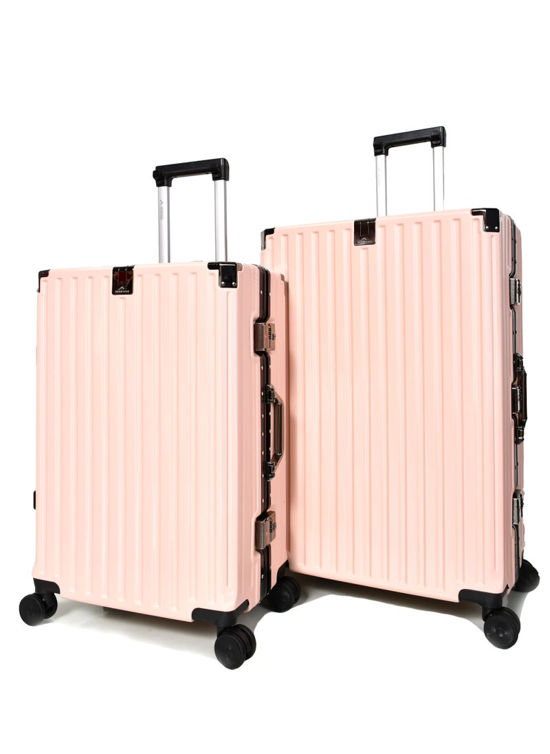 MORANO Morano aluminum travel luggage set, three pieces, elegant and durable design  - Image 3