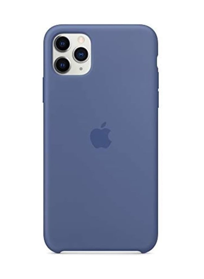 Apple Protective Silicone Case Cover For iPhone 11 Pro Max Linen Blue - Image 1