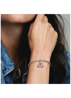 PANDORA Pink Scooter Dangle Charm  - Image 3