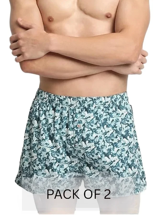 THE BEAR HOUSE Mens Cotton Boxers Multipack Soft Breathable Underwear for Men Loose Fit Comfortable Boxer Shorts for Daily Wear