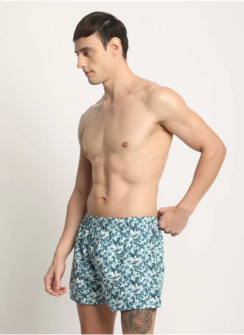 THE BEAR HOUSE Mens Cotton Boxers Multipack Soft Breathable Underwear for Men Loose Fit Comfortable Boxer Shorts for Daily Wear Size-S-XL (Gafa)
