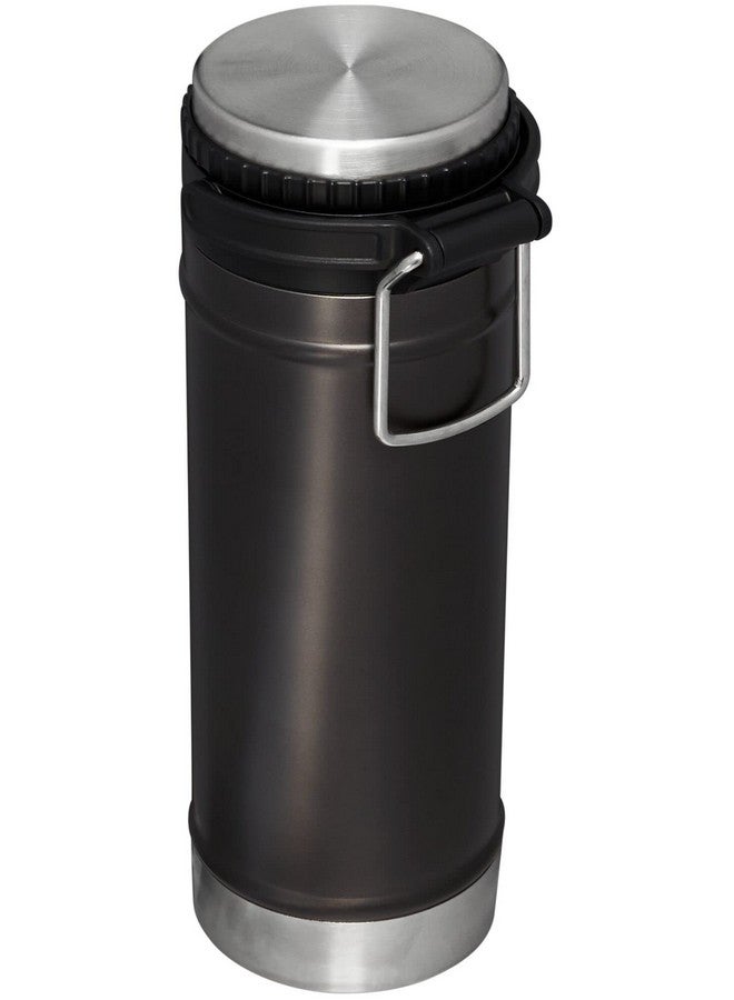 Stanley Stanley Travel Mug with Integrated French Press 16 oz | 5 Minute Brew, 4 Hours Hot, Leakproof Lid | Mesh Filter for Coffee Grounds | Insulated Stainless Steel Coffee Maker | BPA-Free | Charcoal Glow  - Image 2