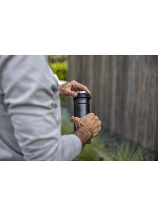 Stanley Stanley Travel Mug with Integrated French Press 16 oz | 5 Minute Brew, 4 Hours Hot, Leakproof Lid | Mesh Filter for Coffee Grounds | Insulated Stainless Steel Coffee Maker | BPA-Free | Charcoal Glow  - Image 5