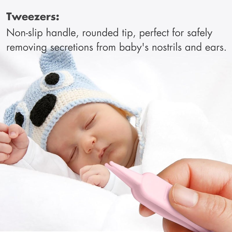 YIVEKO 4-in-1 Baby Nail Care Set with Cute Case, Baby Nail Clippers, Scissors, Nail File & Tweezers - Image 5