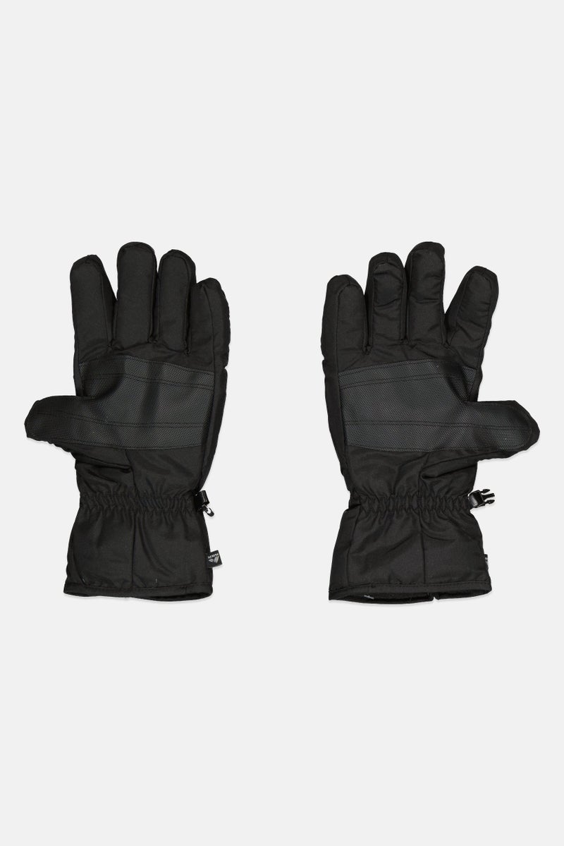 RBX قفازات تزلج منسوجة للرجال، زوج واحد، أسود - Image 2