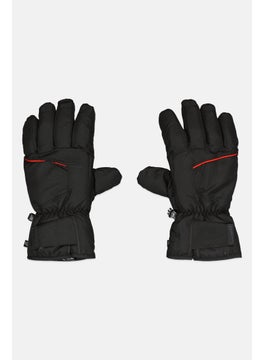 RBX Men 1 Pair Textured Ski Gloves, Black  - Image 1
