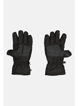 RBX Men 1 Pair Textured Ski Gloves, Black  - Image 2