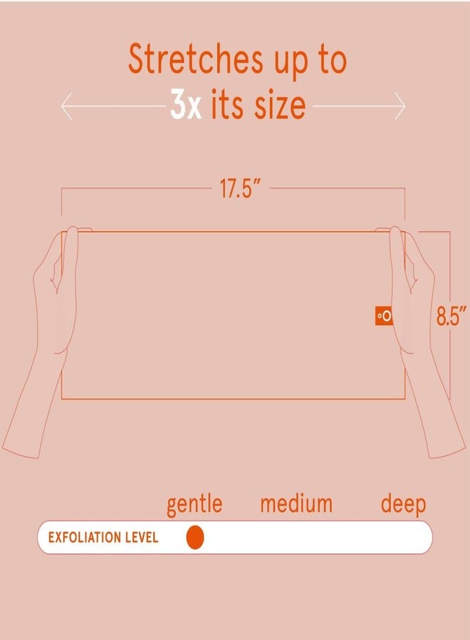 cleanlogic منشفة استحمام/استحمام مقشرة من كلين لوجيك، ألوان متنوعة، 3 قطع - Image 3