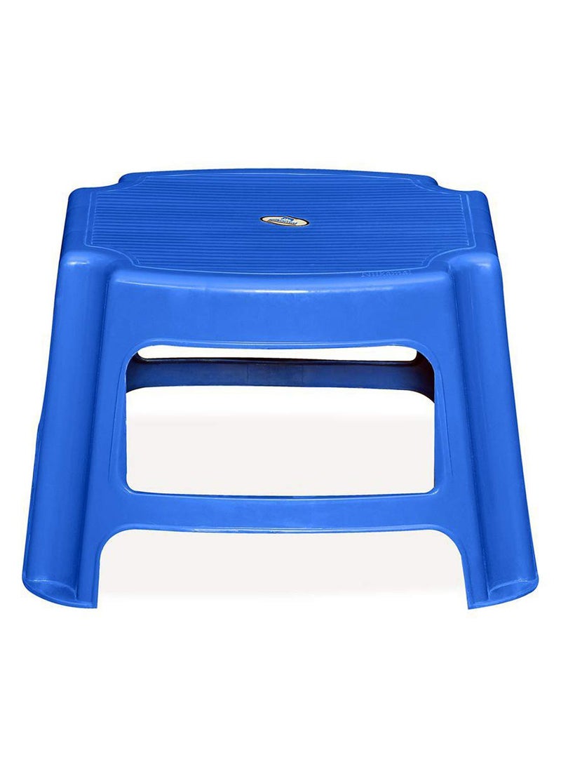 NILKAMAL Nilkamal Plastic Stool, Set of 2 - Blue  - Image 3