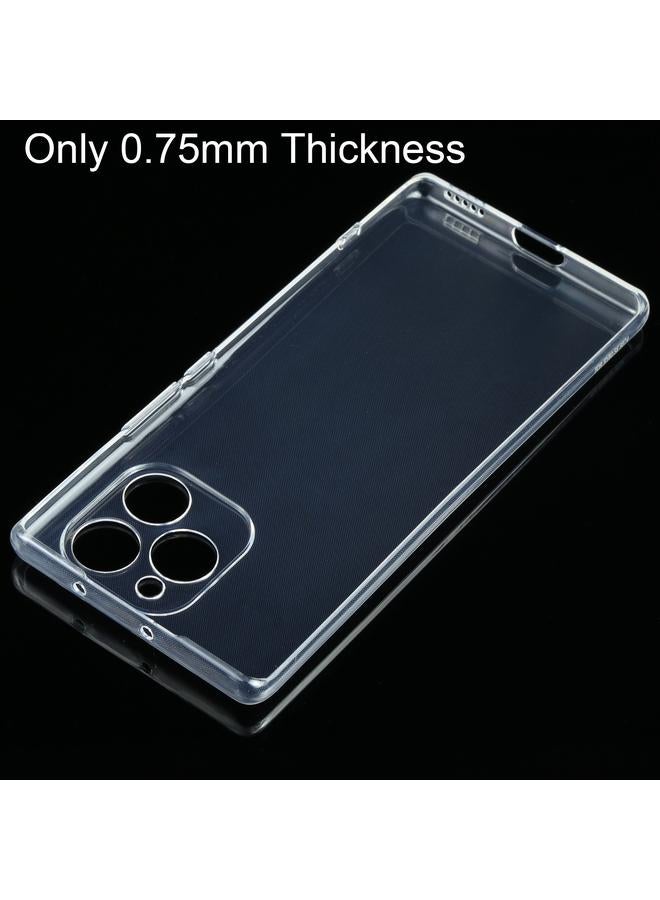 اس-توب جراب لهاتف Honor 60 SE، جراب هاتف TPU شفاف فائق النحافة 0.75 مم - Image 5