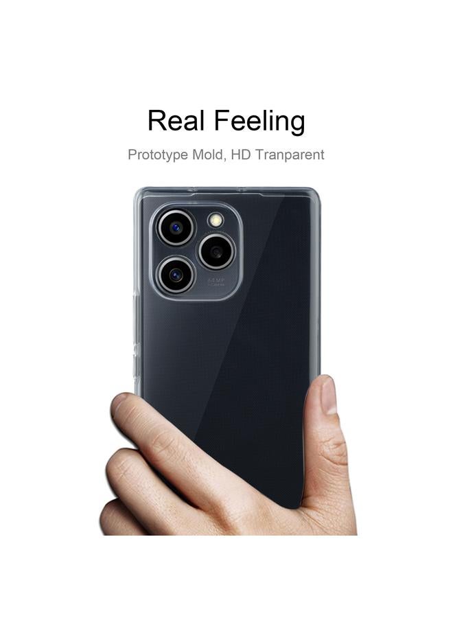 اس-توب جراب لهاتف Honor 60 SE، جراب هاتف TPU شفاف فائق النحافة 0.75 مم - Image 3