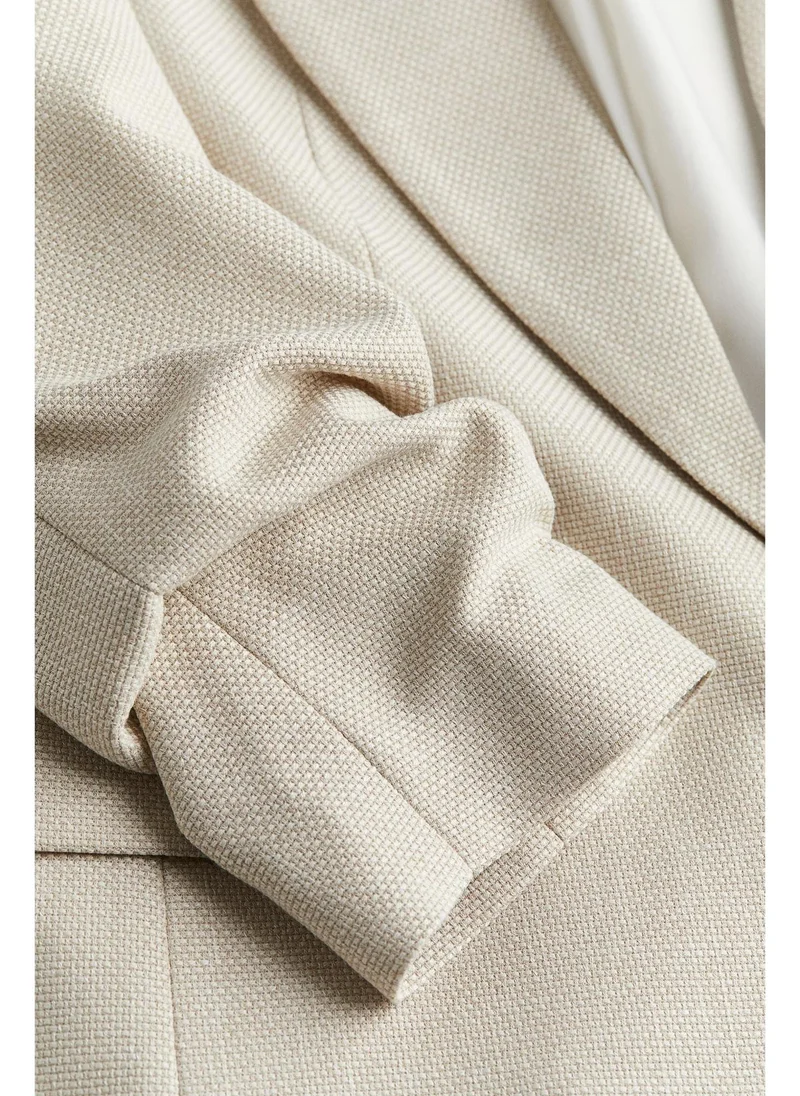 H&M Gathered-sleeve blazer