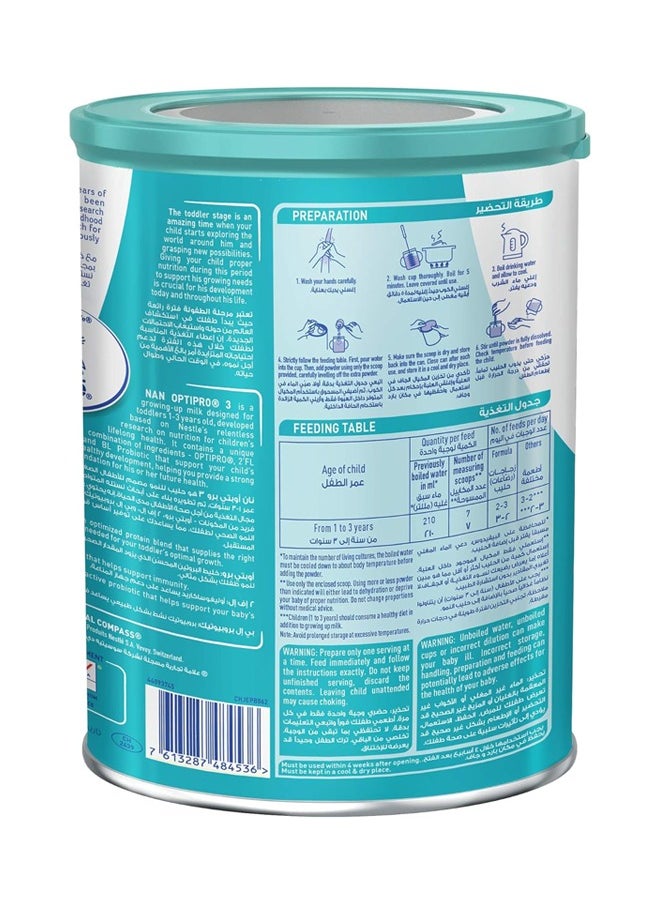 NAN OPTIPRO 3 Growing Up Milk 800g