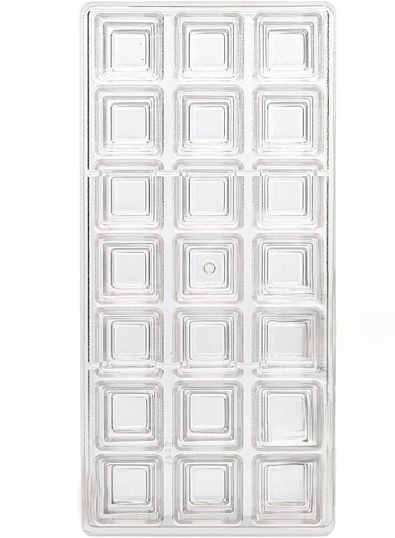 Acrylic Chocolate Mould In The Shape Of square 27.5 X 13.5 Cm - Image 1