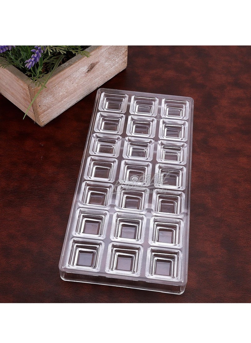 Acrylic Chocolate Mould In The Shape Of square 27.5 X 13.5 Cm - Image 5