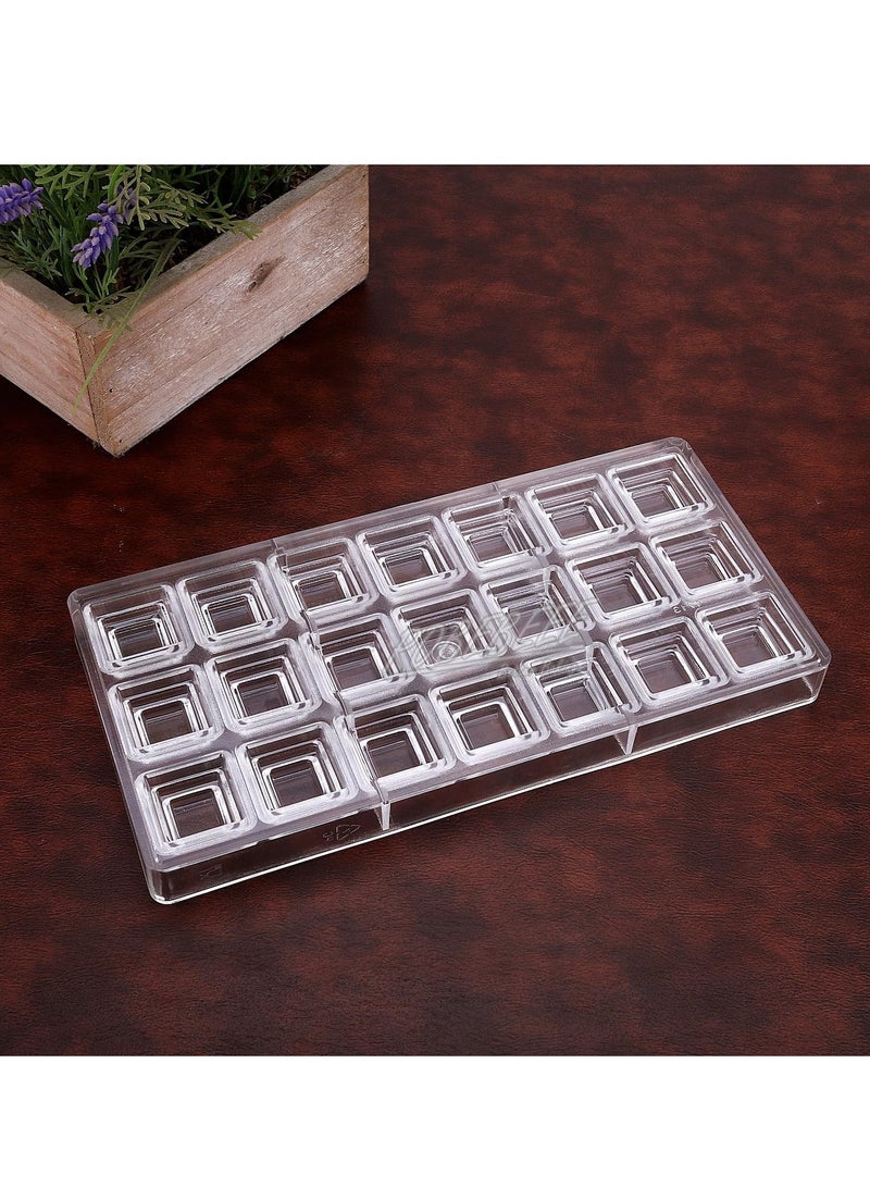 Acrylic Chocolate Mould In The Shape Of square 27.5 X 13.5 Cm - Image 4