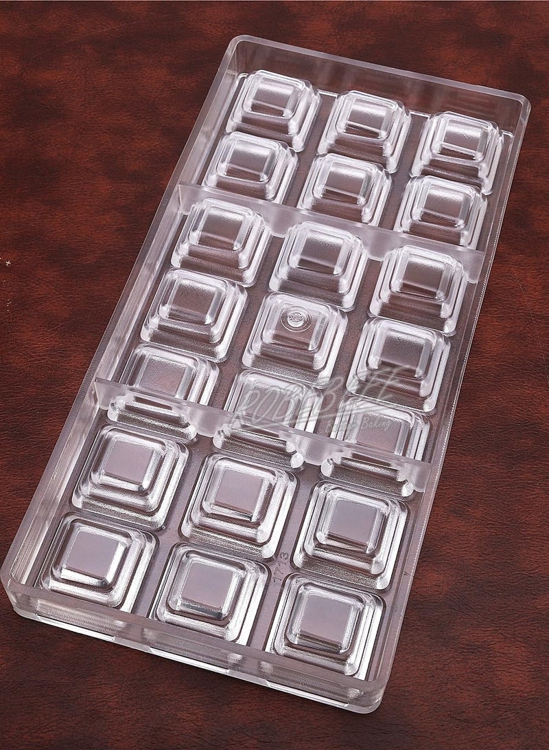 Acrylic Chocolate Mould In The Shape Of square 27.5 X 13.5 Cm - Image 3