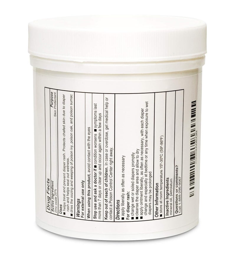 Globe 16 oz Zinc Oxide 20% Skin Protectant Barrier Ointment, Treatment for Diaper Rash, Relief From Poison Ivy, Sumac & Oak, Protects From Wetness, Protects Chafed Skin - Image 4