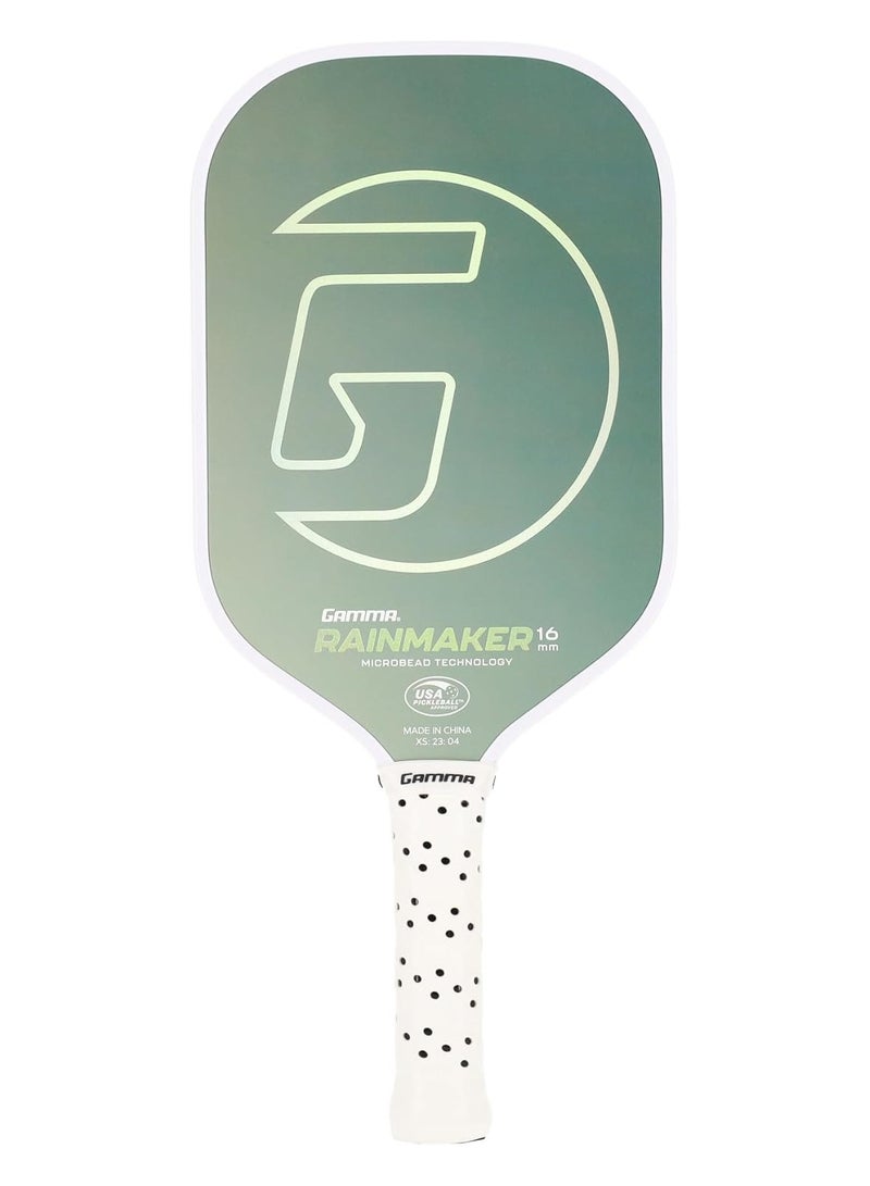 Gamma GAMMA Rainmaker Pickleball Paddle – Lightweight, Large Sweet Spot, Microbead Carbon Fiber Face for Spin & Control, Customizable Swing Weight – Available in 6 Colors  - Image 1