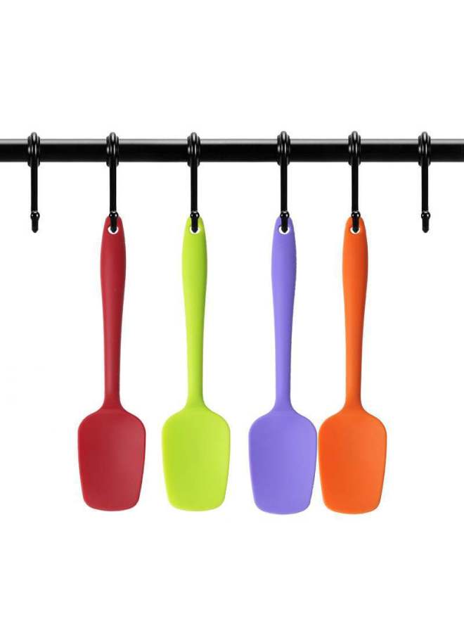 Dedicated All-inclusive Silicone Scraper Integrated Silicone T Shovel Baking Tool Butter Cream Stirring Shovel Small Scraper Spoon-Specifications:Small Color Capsules (self-adhesive Bag) - Image 5