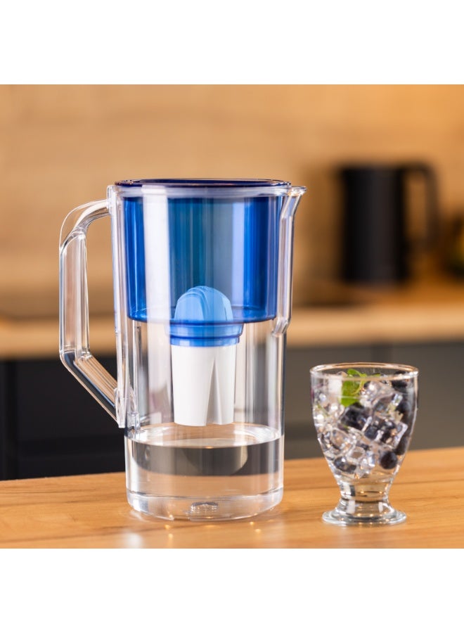 Wessper D1 Solid AquaClassic Water Filter Jug 2.8 L – blue - Image 2