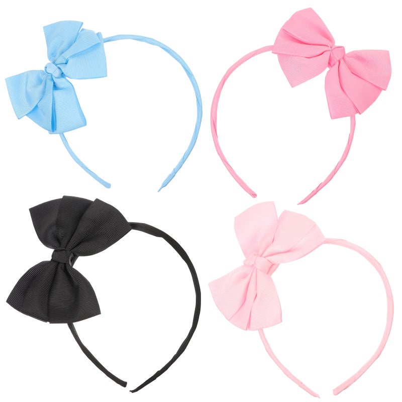 8Pcs Fashion And Novelty Handmade Cloth Headband Bowknot Hair Band Hair Accesories - Image 1