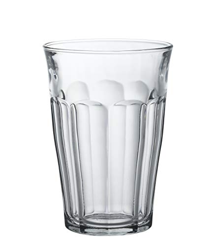 Duralex Tempered Glass, Made In France Picardie Clear Tumbler, Set of 6, 12.62 oz. - Image 1