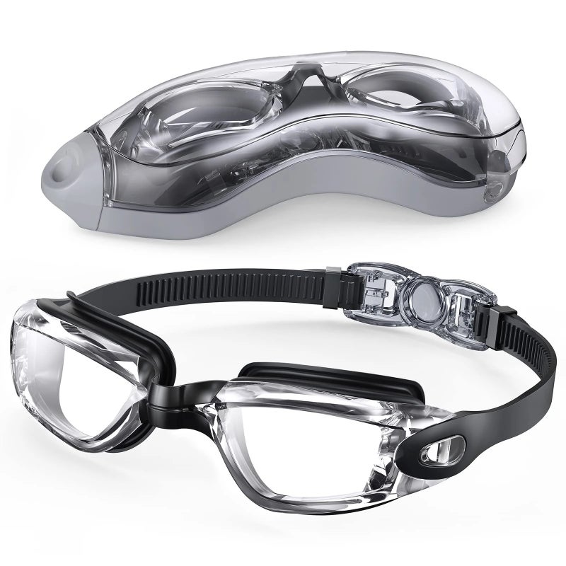 Bluejw Professional Adult Anti-Fog UV Protection Waterproof Silicone Swimming Goggles - Image 1