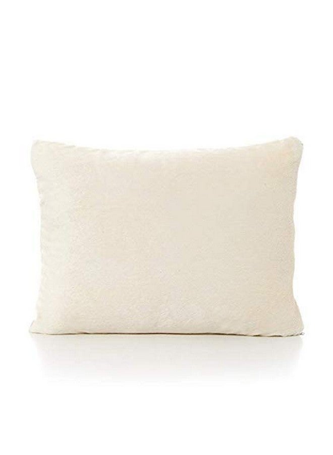 Om Bedding Collection Travel Pillowcase 14X20 500 Thread Count Egyptian Cotton Set Of 2 Toddler Pillowcase Zipper Closer 100% Egyptian Cotton (Toddler Travel 14X20 Zipper, Ivory Solid) - Image 1