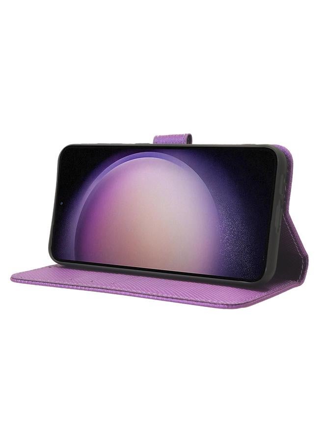 S-TOP Case For Samsung Galaxy S23 FE 5G Diamond Texture Leather Phone Case - Image 5