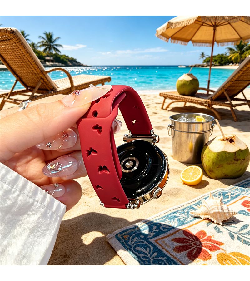 20mm Smartwatch Band For Men Women Soft Silicone Business Casual Sports Everyday Wear - Image 3